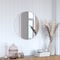 Flash Furniture 24" Round Silver Metal Framed Accent Wall Mirror HFKHD-4GD-CRE8-002315-GG - alternate 1